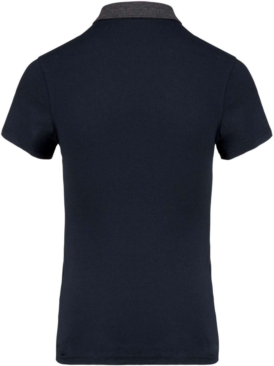 LADIES' TWO-TONE JERSEY POLO SHIRT