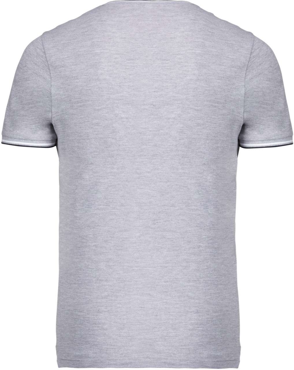 MEN'S PIQUÉ KNIT V-NECK T-SHIRT