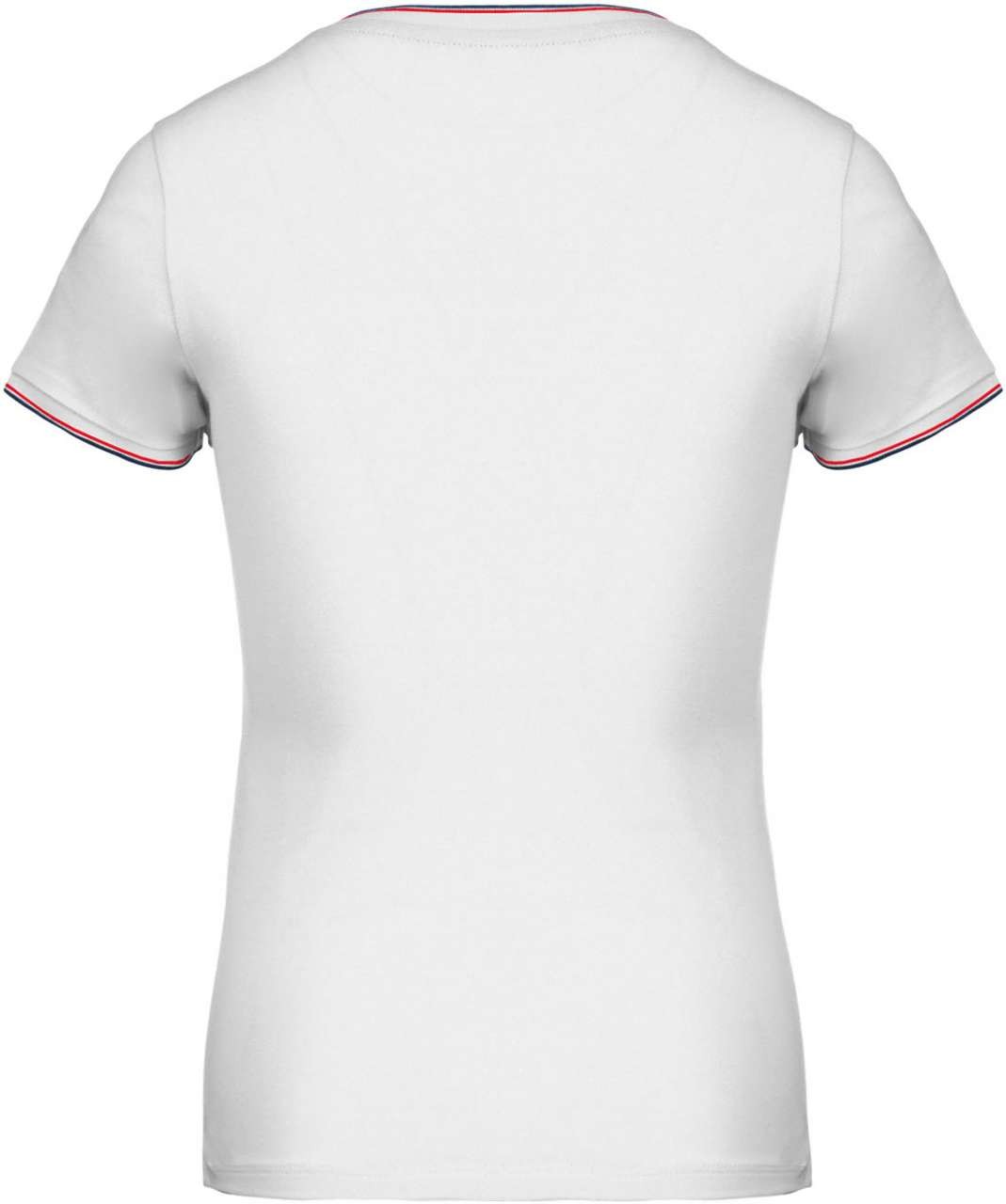 LADIES' PIQUÉ KNIT V-NECK T-SHIRT