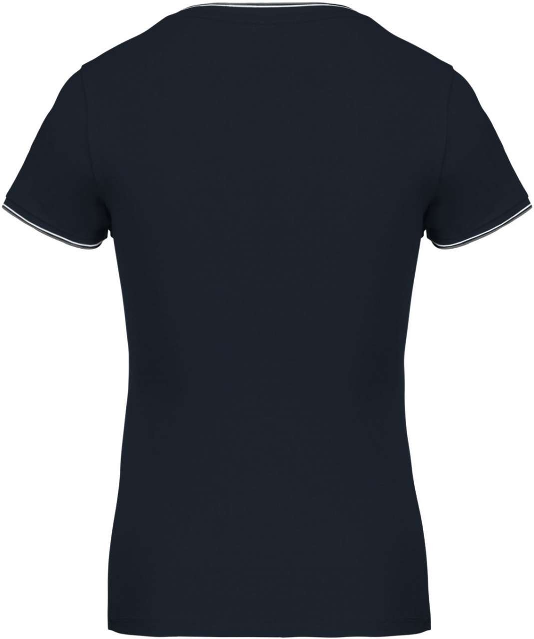 LADIES' PIQUÉ KNIT V-NECK T-SHIRT