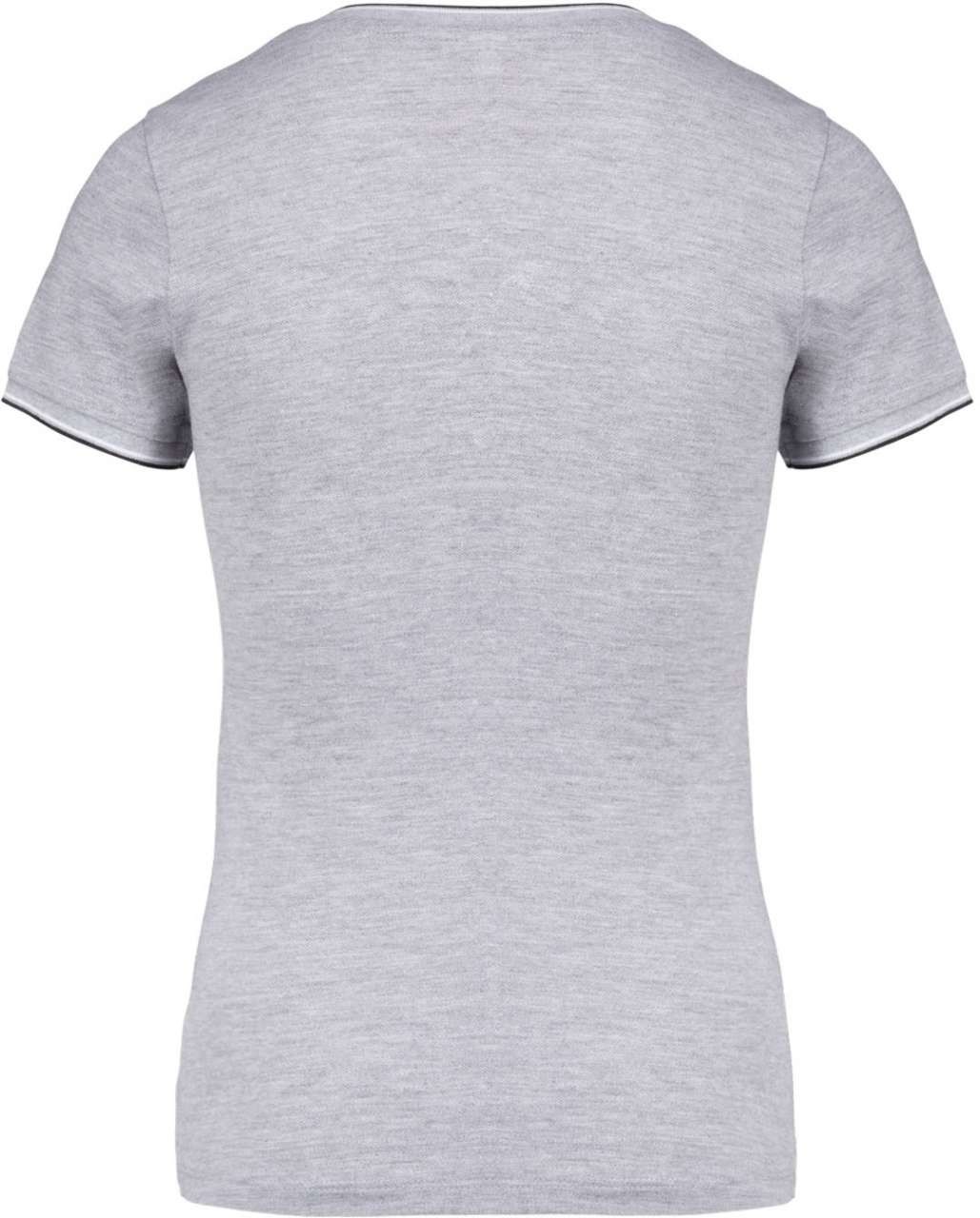 LADIES' PIQUÉ KNIT V-NECK T-SHIRT
