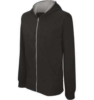 KIDS' FULL ZIP HOODED SWEATSHIRT