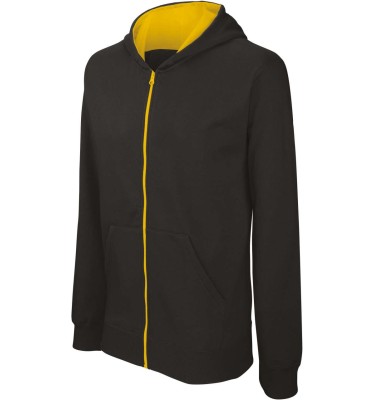 KIDS' FULL ZIP HOODED SWEATSHIRT
