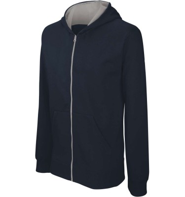 KIDS' FULL ZIP HOODED SWEATSHIRT