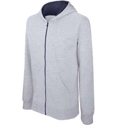 KIDS' FULL ZIP HOODED SWEATSHIRT