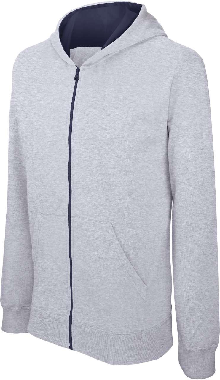 KIDS' FULL ZIP HOODED SWEATSHIRT