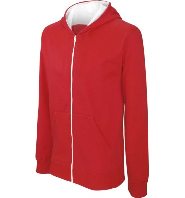 KIDS' FULL ZIP HOODED SWEATSHIRT
