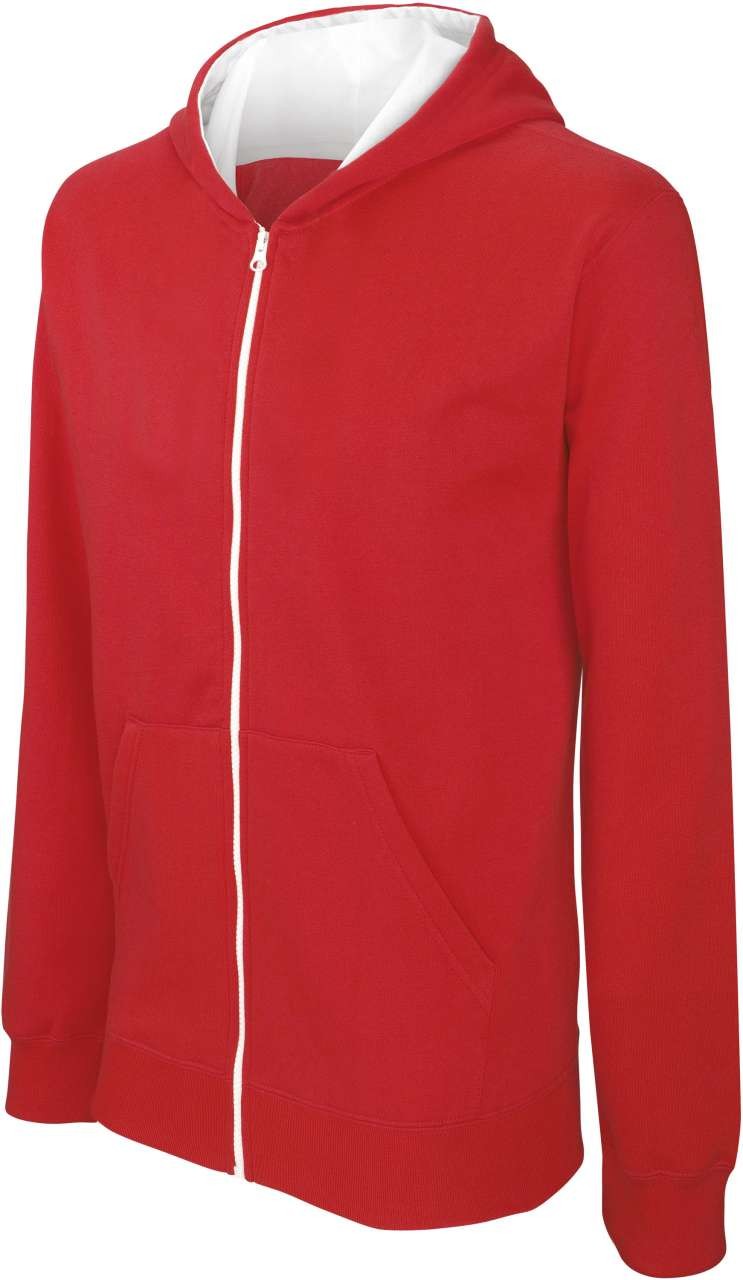 KIDS' FULL ZIP HOODED SWEATSHIRT