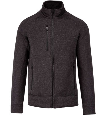 MEN'S FULL ZIP HEATHER JACKET