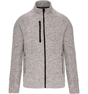 MEN'S FULL ZIP HEATHER JACKET