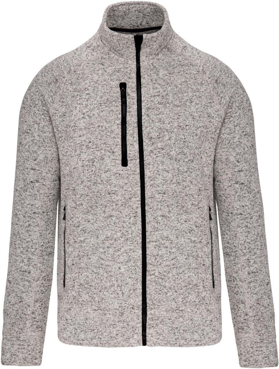 MEN'S FULL ZIP HEATHER JACKET
