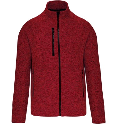 MEN'S FULL ZIP HEATHER JACKET