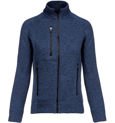 LADIES' FULL ZIP HEATHER JACKET