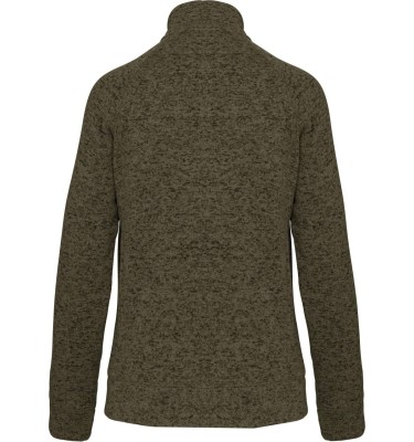 LADIES' FULL ZIP HEATHER JACKET