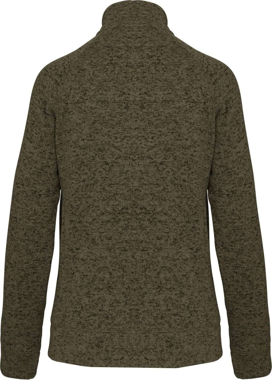 LADIES' FULL ZIP HEATHER JACKET