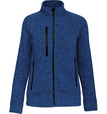 LADIES' FULL ZIP HEATHER JACKET