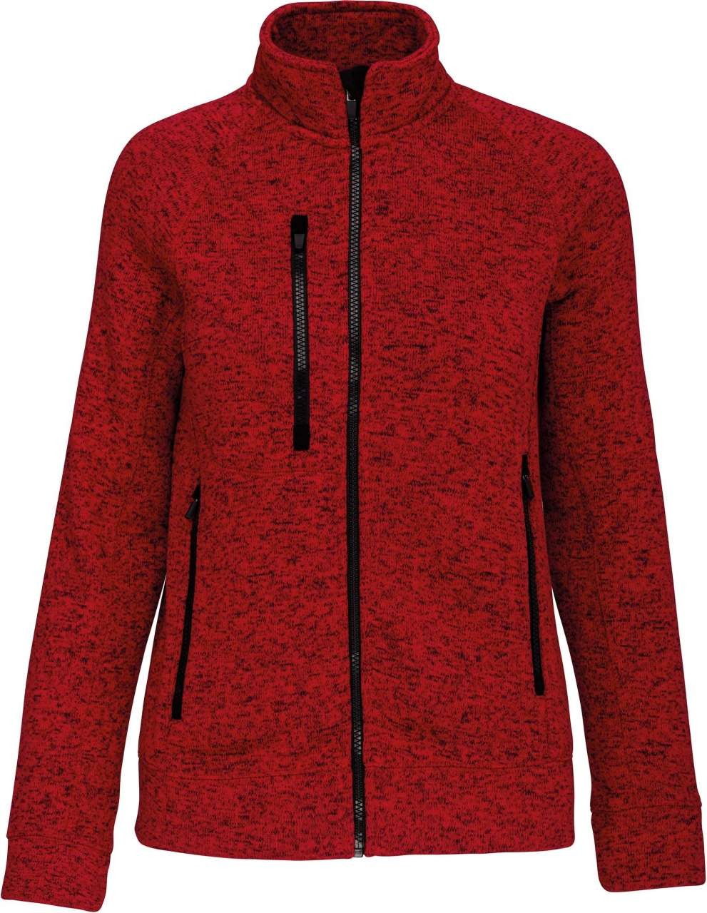 LADIES' FULL ZIP HEATHER JACKET