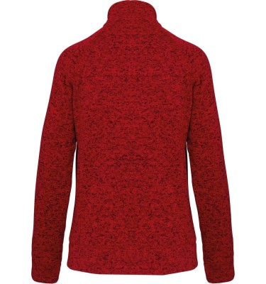 LADIES' FULL ZIP HEATHER JACKET