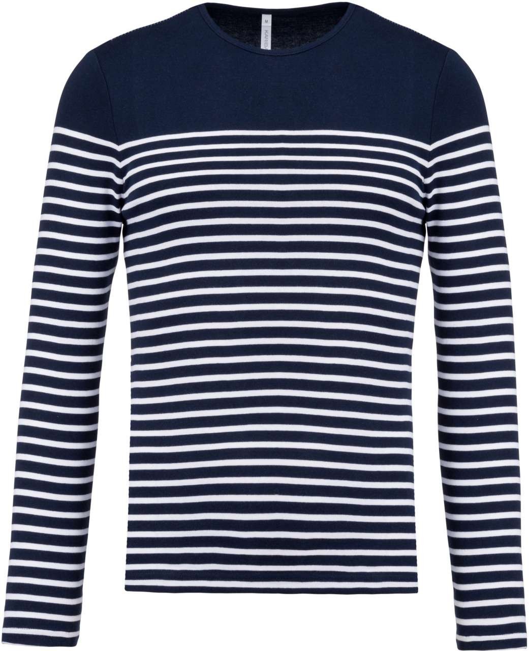 MEN’S LONG-SLEEVED BRETON STRIPE TOP
