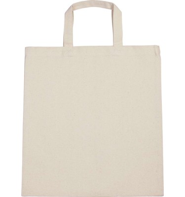COTTON CANVAS SHOPPER BAG
