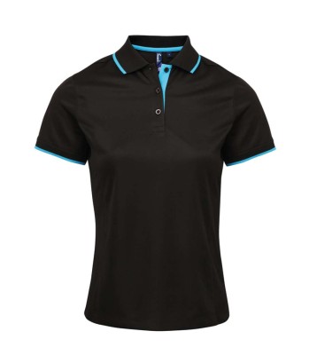 LADIES’ CONTRAST COOLCHECKER® POLO