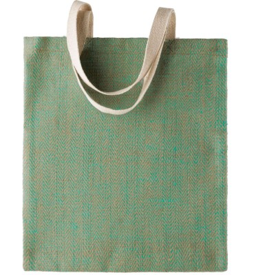 100% NATURAL YARN DYED JUTE BAG