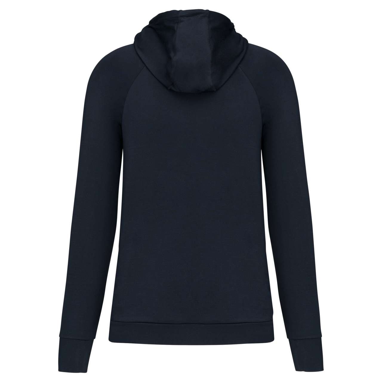 ZIP NECK HOODED SPORTS SWEATSHIRT