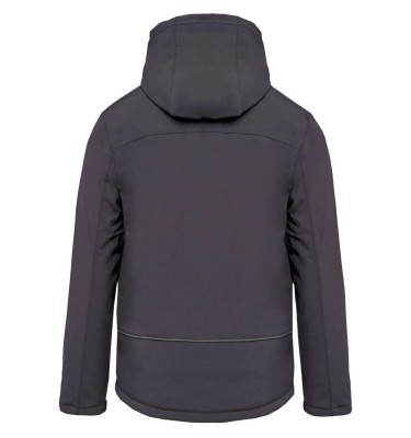 MEN'S HOODED SOFTSHELL LINED PARKA