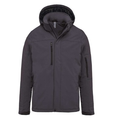 MEN'S HOODED SOFTSHELL LINED PARKA