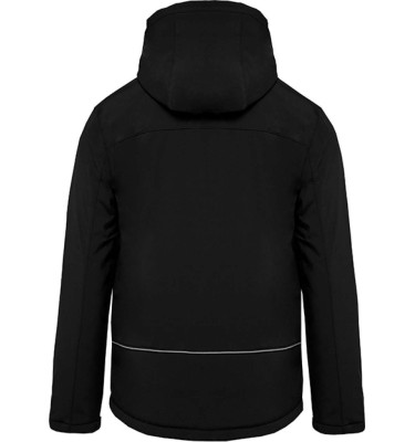 MEN'S HOODED SOFTSHELL LINED PARKA
