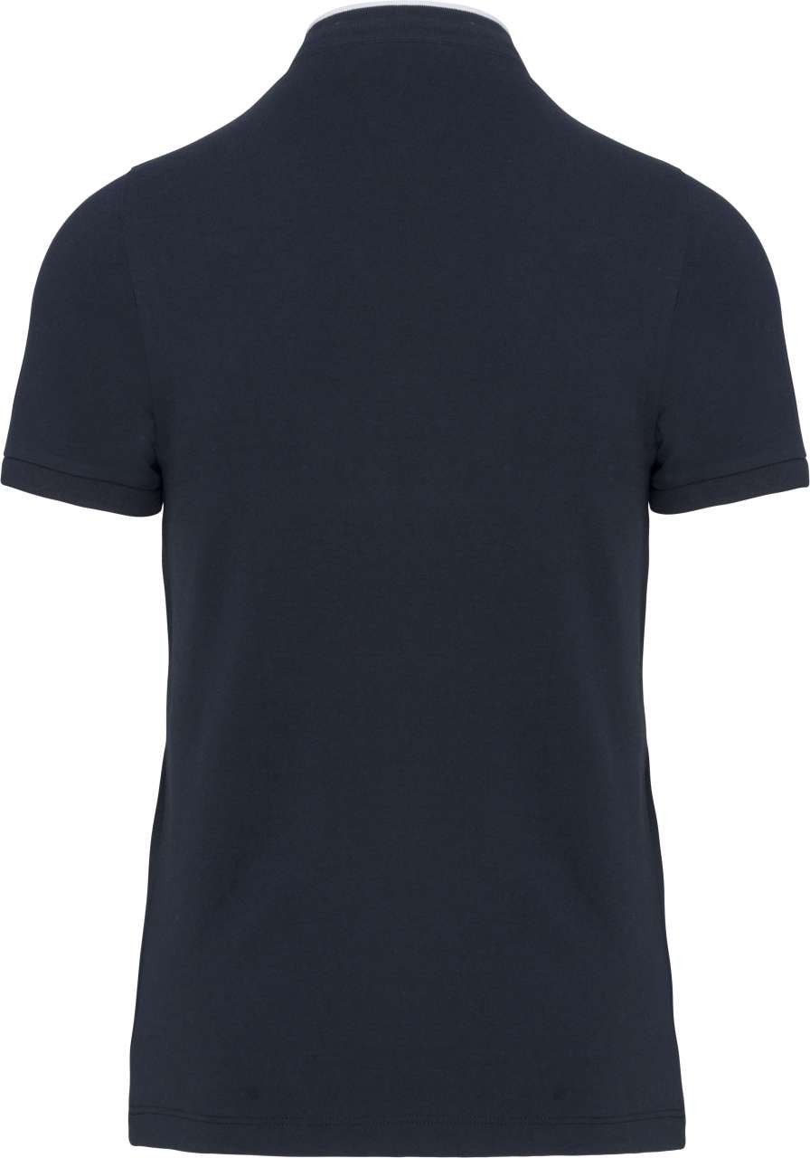 MEN'S SHORT SLEEVE POLO SHIRT WITH MANDARIN COLLAR