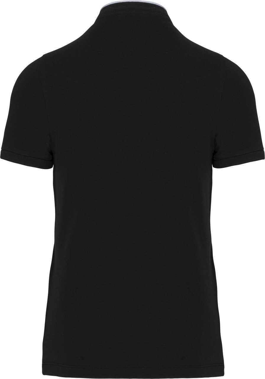 MEN'S SHORT SLEEVE POLO SHIRT WITH MANDARIN COLLAR