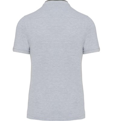 MEN'S SHORT SLEEVE POLO SHIRT WITH MANDARIN COLLAR