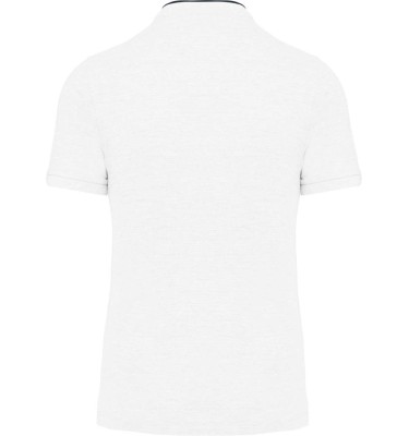 MEN'S SHORT SLEEVE POLO SHIRT WITH MANDARIN COLLAR