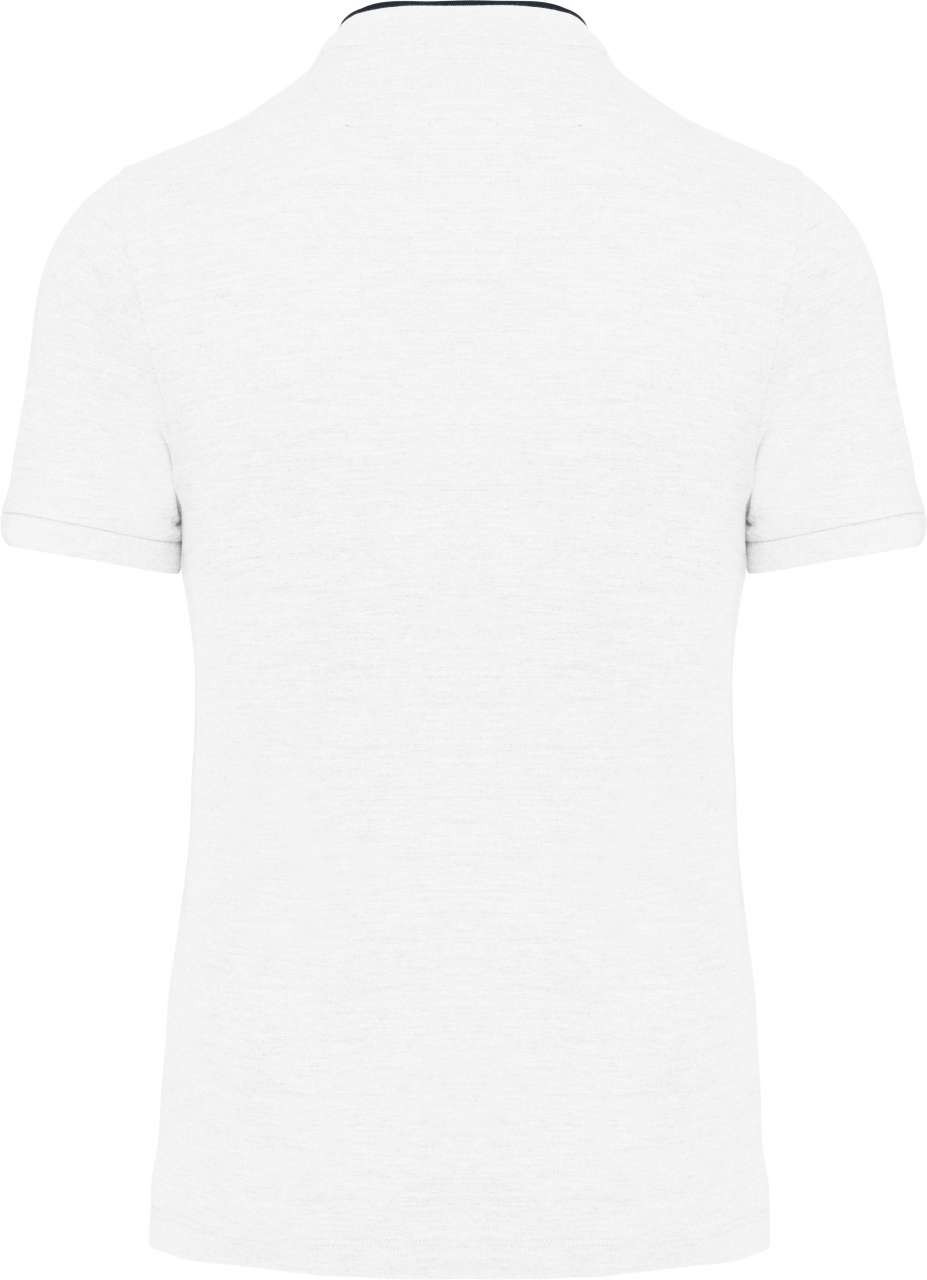 MEN'S SHORT SLEEVE POLO SHIRT WITH MANDARIN COLLAR