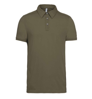 MEN'S SHORT SLEEVED JERSEY POLO SHIRT