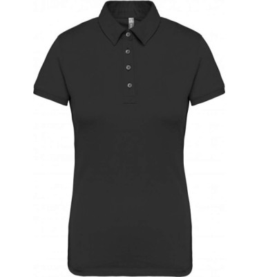 LADIES' SHORT SLEEVED JERSEY POLO SHIRT