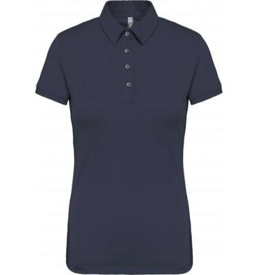 LADIES' SHORT SLEEVED JERSEY POLO SHIRT