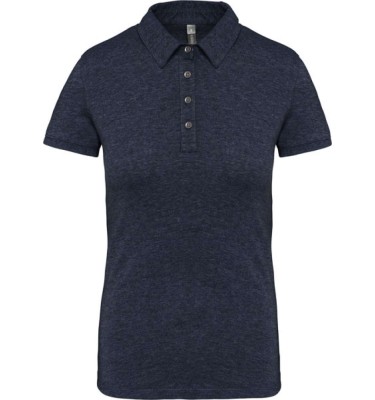 LADIES' SHORT SLEEVED JERSEY POLO SHIRT