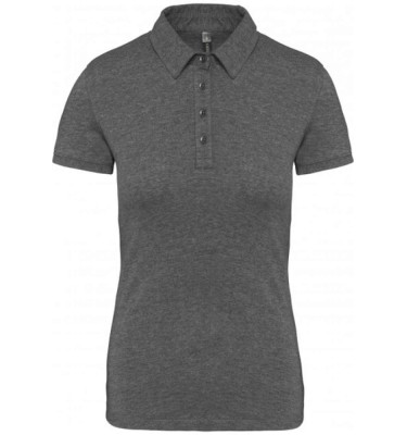 LADIES' SHORT SLEEVED JERSEY POLO SHIRT