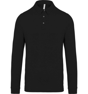 MEN'S LONG SLEEVED JERSEY POLO SHIRT