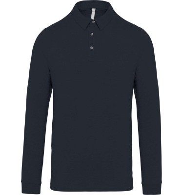 MEN'S LONG SLEEVED JERSEY POLO SHIRT