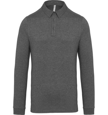 MEN'S LONG SLEEVED JERSEY POLO SHIRT