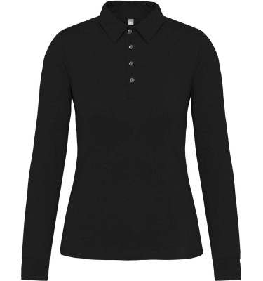 LADIES' LONG SLEEVE JERSEY POLO SHIRT
