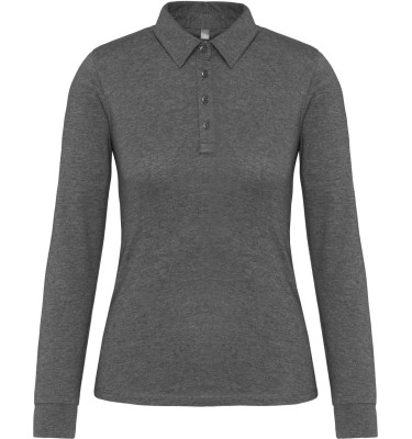 LADIES' LONG SLEEVE JERSEY POLO SHIRT