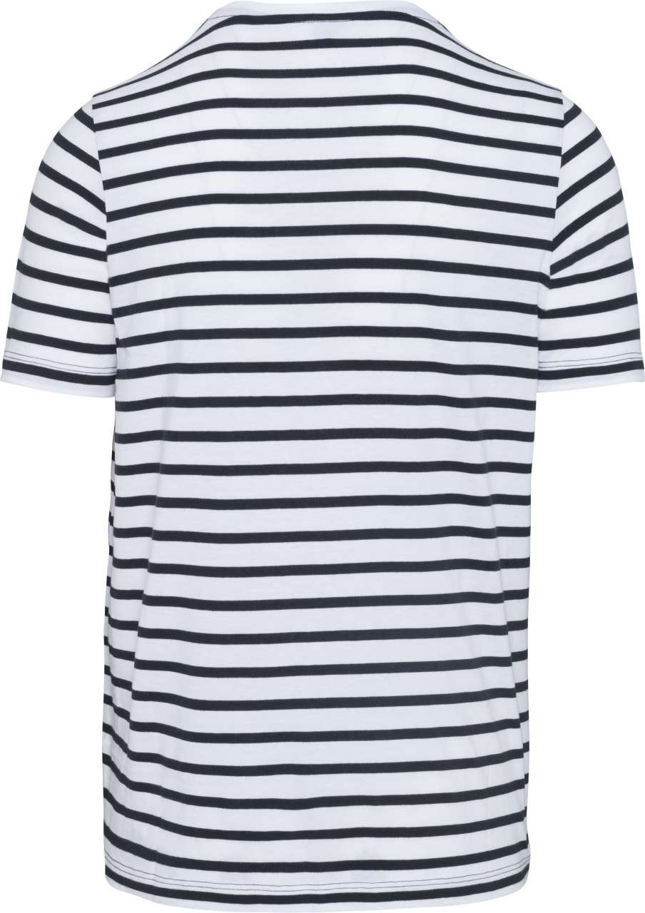 STRIPED SHORT SLEEVE SAILOR T-SHIRT WITH POCKET
