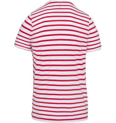 KIDS' STRIPED SHORT SLEEVE SAILOR T-SHIRT WITH POCKET
