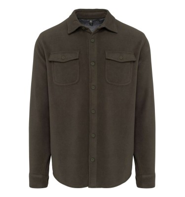 SHERPA-LINED FLEECE OVERSHIRT