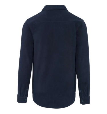 SHERPA-LINED FLEECE OVERSHIRT