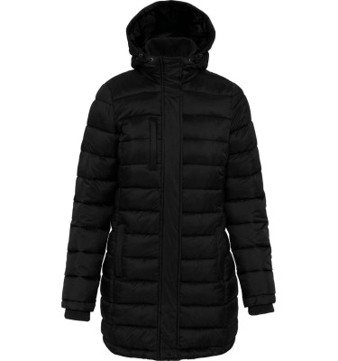 LADIES' LIGHTWEIGHT HOODED PADDED PARKA